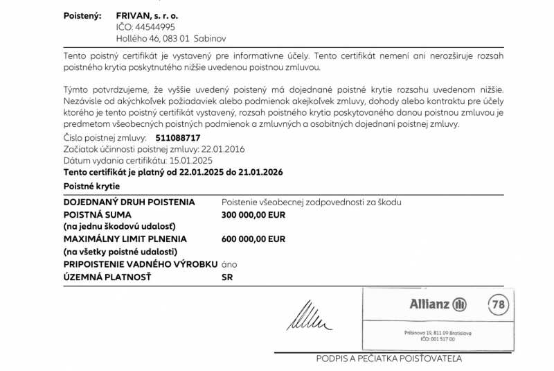 Certifikáty